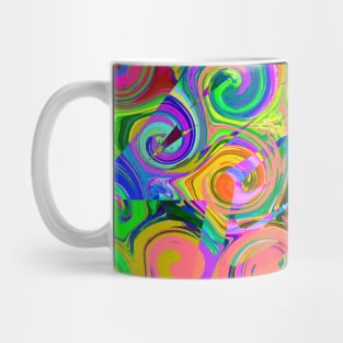 Abstract curly shape Mug